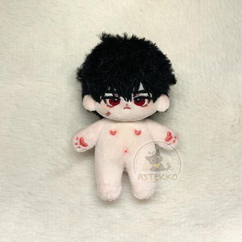 - 10cm standard body - simple embriodery - 5mm stitched on hair - Paws & torso embriodery