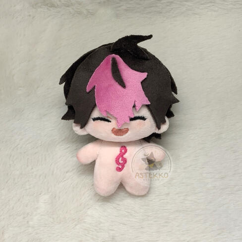- 10cm nunu body - simple embriodery - 1mm glued on hair - torso embriodery